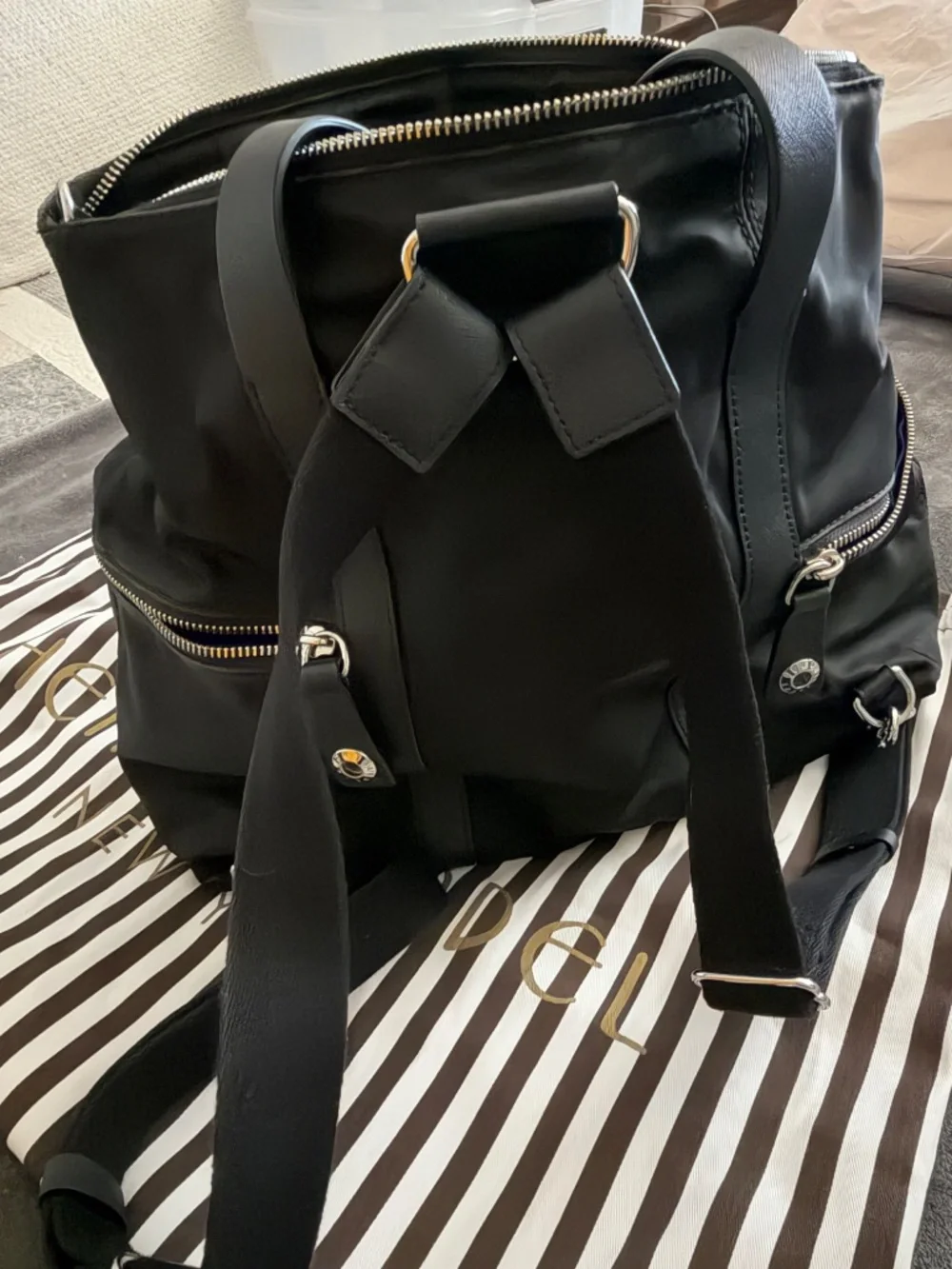 Henri Bendel Large Jetsetter Backpack/convertable bag